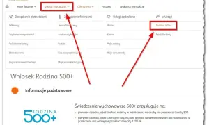 Wniosek Rodzina 500+ w ING. Sprawdź, czy 800 plus wlicza się do dochodu przy składaniu wniosku.