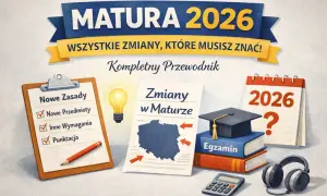 Matura 2026: poznaj wszystkie zmiany! Przewodnik po nowych zasadach, przedmiotach i wymaganiach. Kalendarz, czapka absolwenta, kalkulator i notatki pokazują, jak wygląda matura.