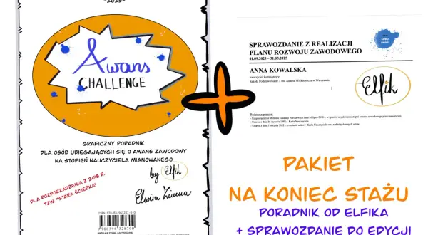 Graficzny poradnik dla osób ubiegających się o awans zawodowy na stopień nauczyciela mianowanego, zgodny z rozporządzenie z 2018 r.