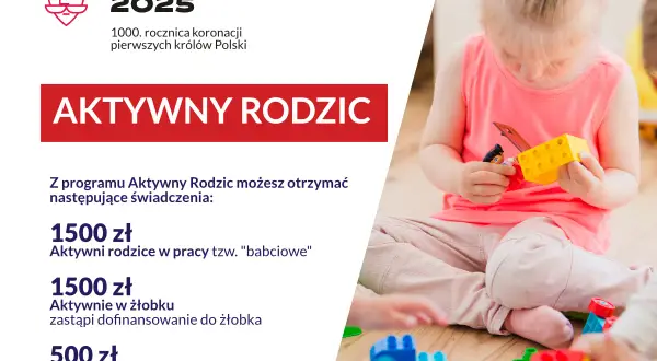 Dzieci bawią się klockami. Program "Aktywny Rodzic" oferuje wsparcie finansowe, w tym dofinansowanie do żłobka, co pozwala być aktywnie w żłobku.
