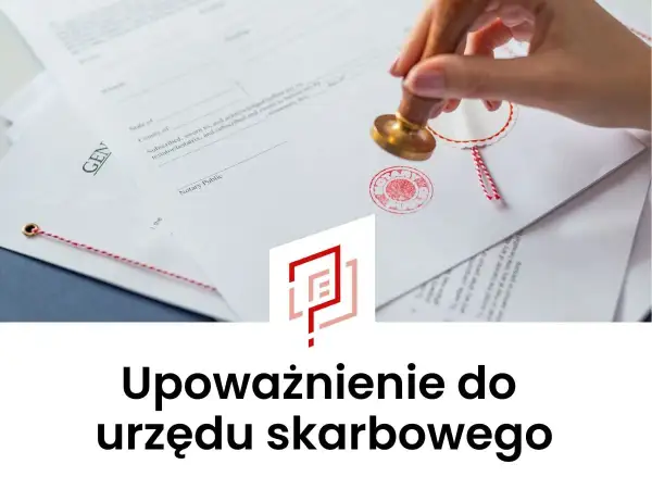 Pieczęć urzędowa na dokumencie potwierdza pełnomocnictwo szczególne do urzędu skarbowego.